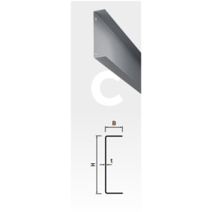 Profil zincat C100