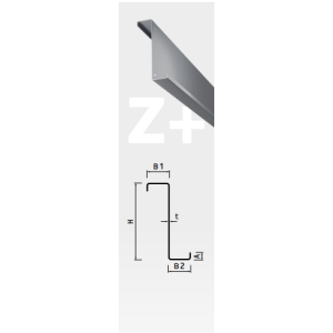 Profil zincat Z+100